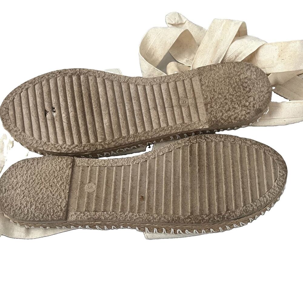 Mexican Huaraches Espadrilles Butterfly Embroidery MEX 5 US 8 Karla Cambustion - Picture 11 of 12